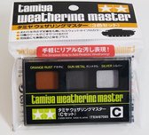 Tamiya Weathering Master incl. applicator - C Set - Orange/Rust, Gun metal, Silver [#87085]