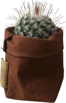 de Zaktus - cactus - UASHMAMA® paper bag bordeaux rood - maat S