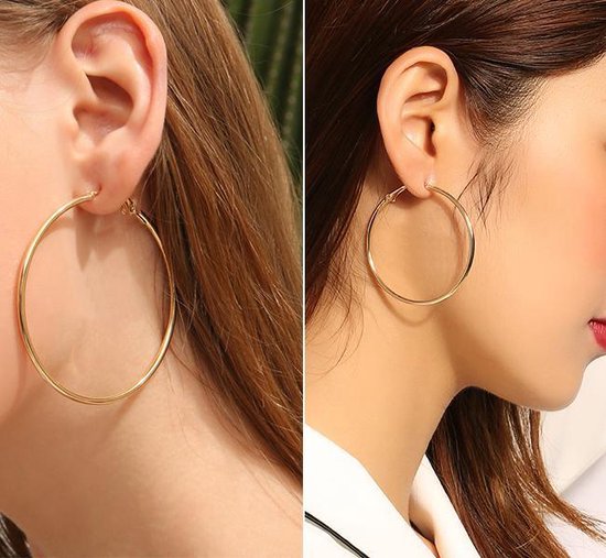 Boucles D'oreilles Clips Argentées - Sans Marque - Occasion Très Bon état