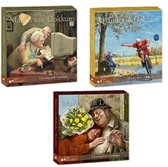 Marius van Dokkum. Set van 3 kaartenmapjes met dubbele wenskaarten True love - Quality time - Still going strong ( totaal 24 kaarten)