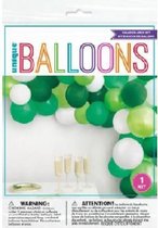 Ballonnenboog kit groen-wit | 40 ballonnen