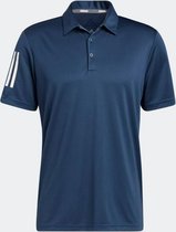 Adidas 3-Stripes Basic Poloshirt Heren navy wit - Maat M