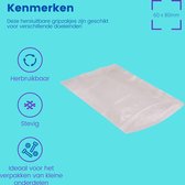 Gripzakjes 60x80mm - Hersluitbare Verpakking Zakjes - 100 stuks