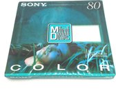 Sony 80 Min Recordable MD Minidisc Color Collection Shock (Vert)