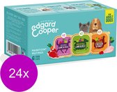 24x Edgard & Cooper Hondenvoer Multipack Kip - Wild - Lam 6 x 100 gr