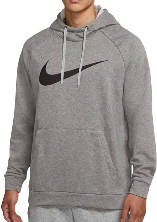 Nike - Dri- FIT Pullover Training Hoodie Hommes - Grijs - Hommes - Taille XXL