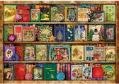 Wentworth Wooden Puzzels - Puzzel - Festive bookshelf 40 stuks