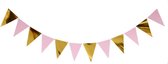 Roze-Goud Slingers, 2 stuks (12 delig per stuk), 3 meter, Verjaardag, Feest, Party, Decoratie, Versiering