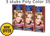 Schwarzkopf Poly Color Crème-Haarverf 35 - 3 stuks