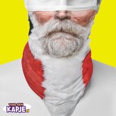Flappy | Kerstman 2 | Kerstkapje - Kerst mondkapjes |  Mondkapje XXL | Gezichtsmasker | Bekend van TV & Radio | Motor sjaal | Ski Masker | Facemask | Fiets sjaal | wasbaar | mondma