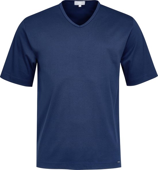 Mey pyjamashirt korte mouw - Melton - donkerblauw - Maat: S