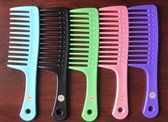 Bouvardi handle comb|grove kam|haarkam|paars