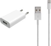 Apple Reislader + USB oplader iPhone lightning kabel - 1m - USB lader 5W-1A