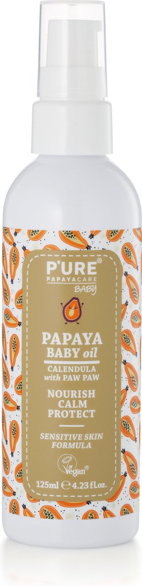 P'ure Papaya care - Papaya Baby Olie- Natuurlijk