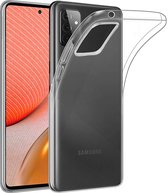 Hoesje geschikt voor Samsung Galaxy A72 - Siliconen Backcover - Transparant