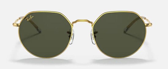 Ray-Ban Jack Unisex Zonnebril - RB3565 - Goud / Groen van Merkloos — afbeelding 2