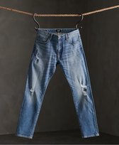 Superdry Jeans Slim Fit Blauw (M7010080A - 3BS)