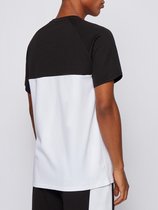 Hugo Boss Hugo Boss Jacquard T-shirt - Mannen - zwart - wit