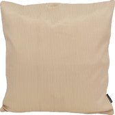 Nura Ivory / Gold Kussenhoes | Polyester / Metallic | 45 x 45 cm