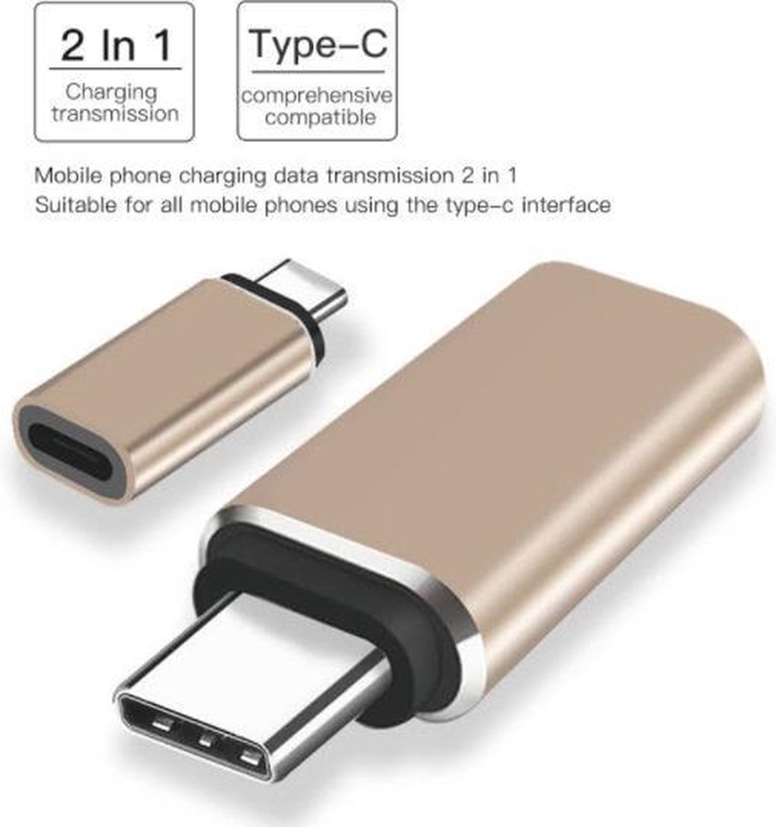 Lightning naar USB C Adapter
