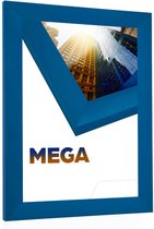 A3 Aluminium Wissellijst - 40 mm - type Mega - Mat Blauw