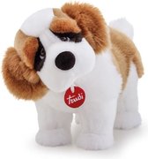 Trudi Classic Knuffel Hond Sint Bernard 39 cm- Hoge kwaliteit pluche knuffel - Knuffeldier voor jongens en meisjes - Wit Bruin - 15x24x39 cm maat M