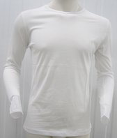 Moscow Basic Shirt - Wit - Ronde Hals - Maat S