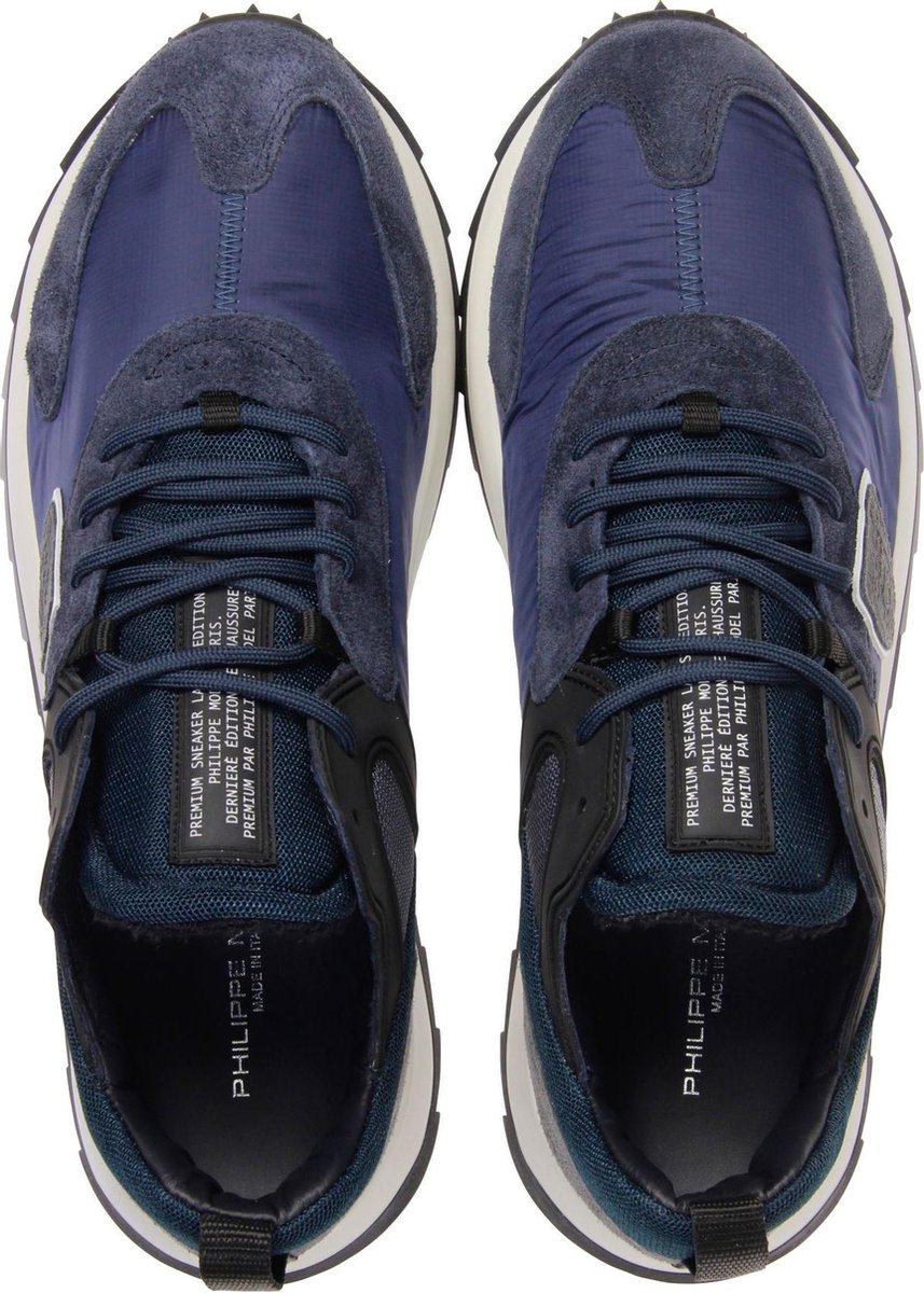 Philippe Model Tropez X Camouflage Neon Blauw/Oranje Herensneakers - Van  Arendonk