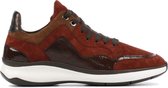 Hassia Vrouwen Leren Lage sneakers / Damesschoenen  301173 - Brique - Maat 38