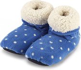 Warmies warmtepantoffels - Blauw - Maat 36-40