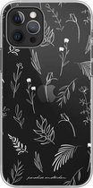Paradise Amsterdam 'Island Flora' Clear Case - iPhone 12 Pro Max doorzichtig telefoonhoesje met tropische print