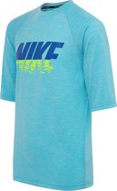 Nike Swim Short Sleeve Hydrogu Zwemshirt - LAGOON PULSE - Jongens - Maat S