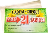 Cadeaubon 21 Jaar 34,5cm