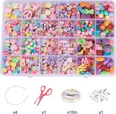 Kralen | Kinder Kralen - Kralen Set voor Sieraden Maken - Kralenset meisjes - Hobby Box - DIY  - Kinderen -  Acryl - Cadeau - MAIA Creative