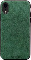iPhone XR Hoesje Alcantara 2020 - Groen
