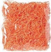 Paasgras - Paasdecoratie - Houtkrullen - Oranje - 45 gram