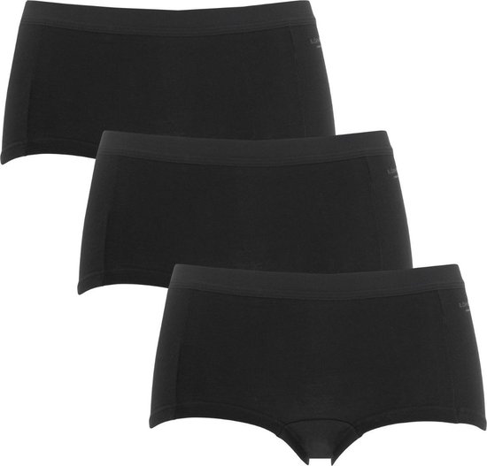 Björn Borg dames mini shorts 3P solids mia zwart - 34 | bol.com
