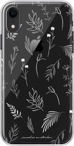 Paradise Amsterdam 'Island Flora' Clear Case - iPhone XR doorzichtig telefoonhoesje met tropische print