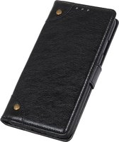 Xiaomi Mi 9 Hoesje - Mobigear - Ranch Serie - Kunstlederen Bookcase - Zwart - Hoesje Geschikt Voor Xiaomi Mi 9