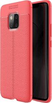 Huawei Mate 20 Pro Hoesje - Mobigear - Luxury Serie - TPU Backcover - Rood - Hoesje Geschikt Voor Huawei Mate 20 Pro