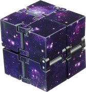 Infinity cube - Space Paars – Fidget cube - Friemel kubus - gezien op Tiktok