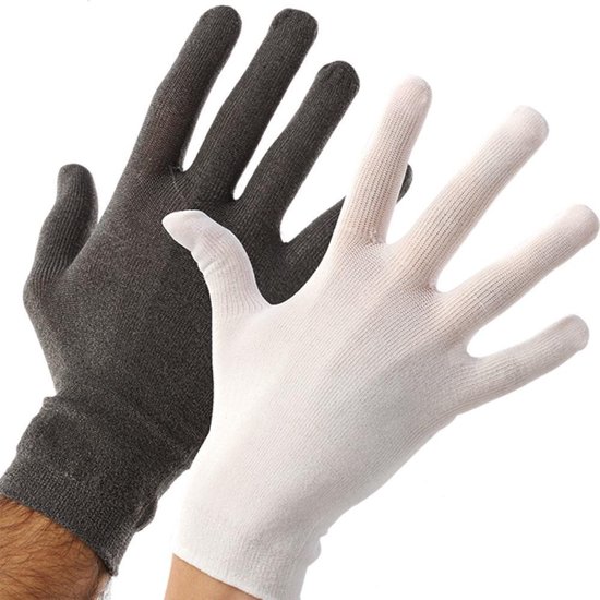 Bandage gants eczéma pour l'eczéma des mains la nuit Taille: S | enfant | Couleur : gris foncé | Très longue durée de vie