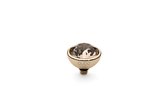 Qudo, Interchangeable, juweel, Swarovski, Bottone goud 10mm silk