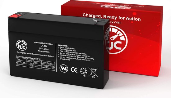2-Power NP12-6 Lood-zuur 12000mAh 6V oplaadbare batterij/accu | bol.com