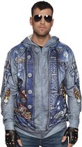 Boland - Fotorealistische hoodie Biker (L) - Volwassenen - Biker - Punk en Aso