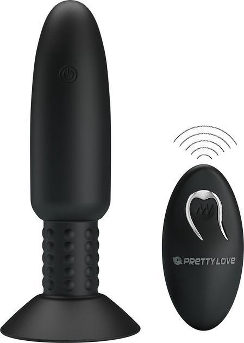 Goedkoopste Vibrerende Buttplug Met Roterende Kralen