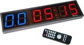 Stiel Digitale 6 digit Interval Timer met afstandsbediening - Zwart