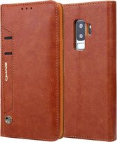 Voor Galaxy S9 + CMai2 Kaka-serie Litchi Texture horizontale flip lederen tas met houder en kaartsleuven (bruin)