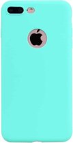 Voor iPhone 8 Plus / 7 Plus Candy Color TPU Case (groen)