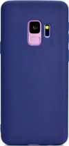 Voor Galaxy S9 + Candy Color TPU Case (blauw)